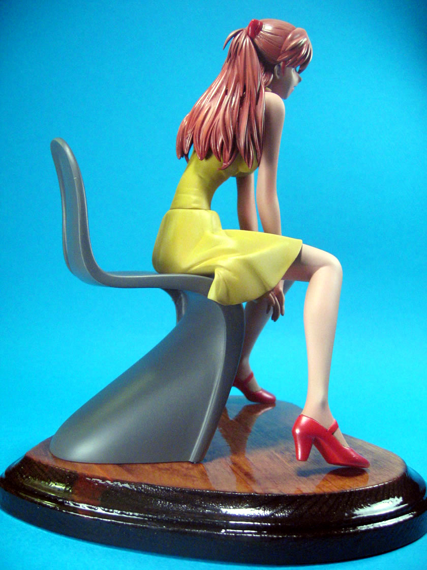Asuka Langley in a yellow dress Asuka Langley in a yellow dress