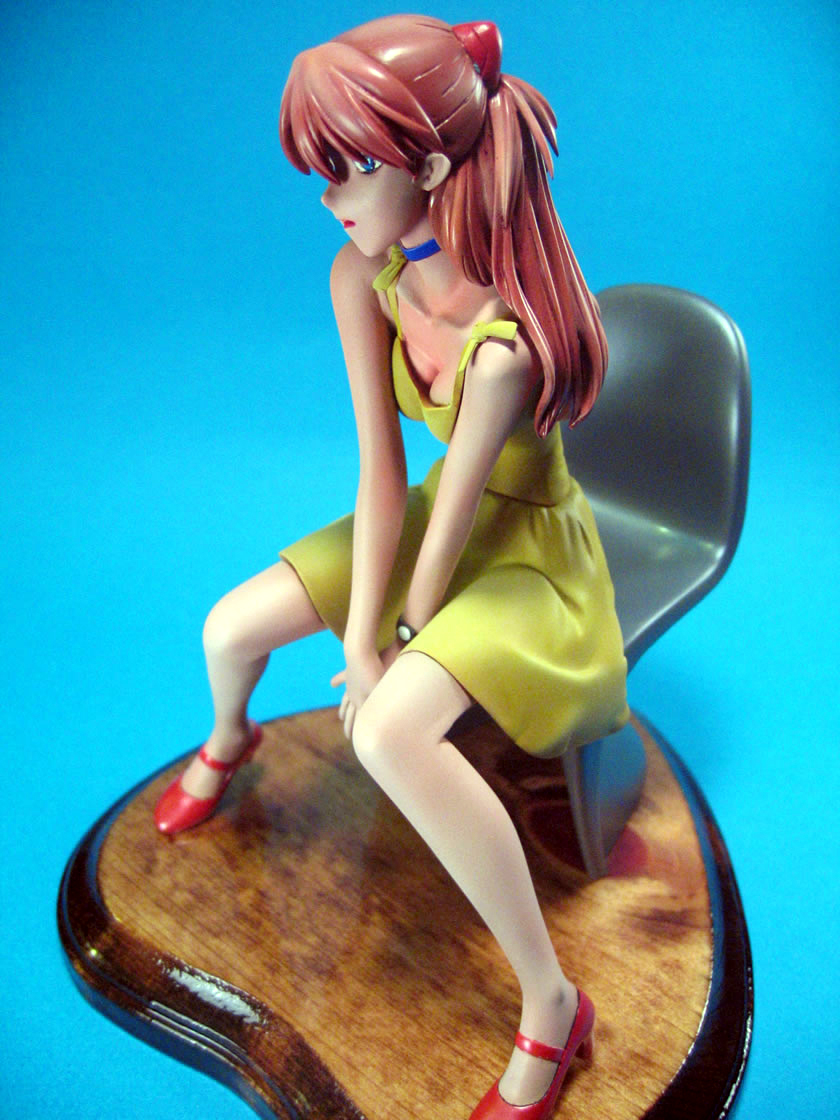 Asuka Langley in a yellow dress Asuka Langley in a yellow dress