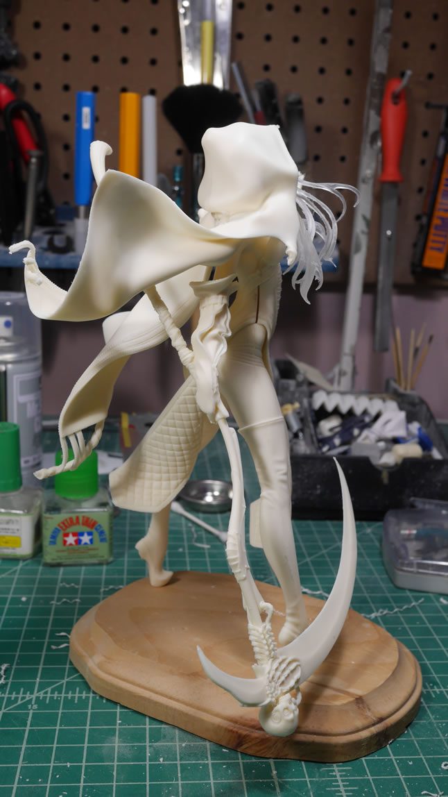 Unpainted Resin WF2018W Death Female Garage Kit Figure Model Unassembled 死神のデス代 