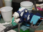 MG GM Sniper 2: backpack work and start to chest, shoulders, and waist mods