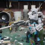 MG GM Sniper 2 Progress: gun works, scope works, some feet and more priming